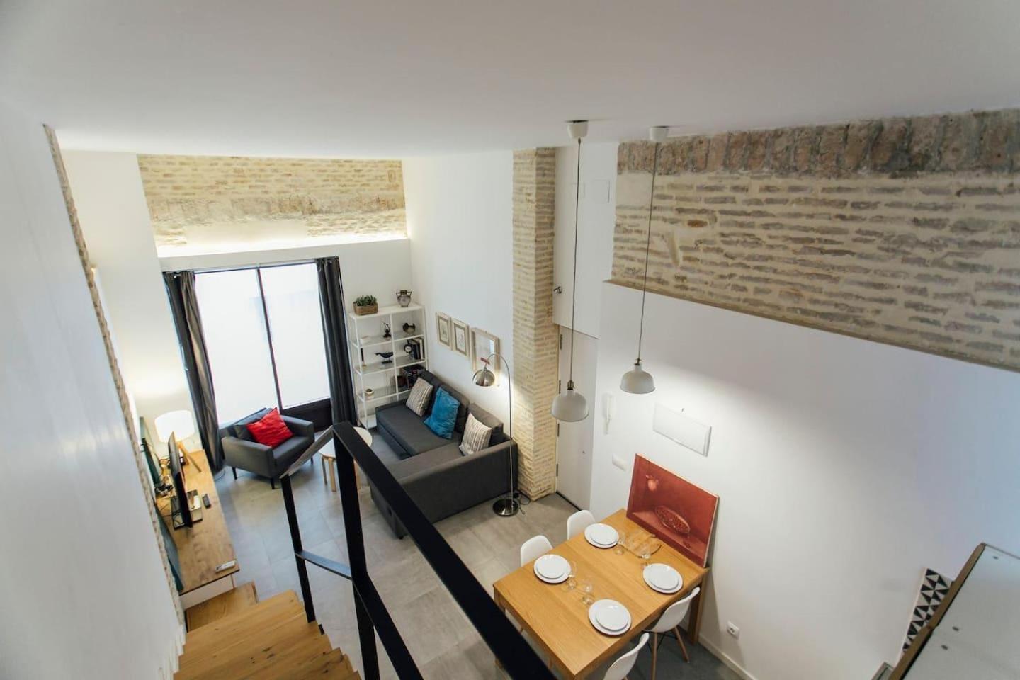 Amplio Apartamento De Diseno Precioso De Estilo Sevillano En Pleno Centro Extérieur photo